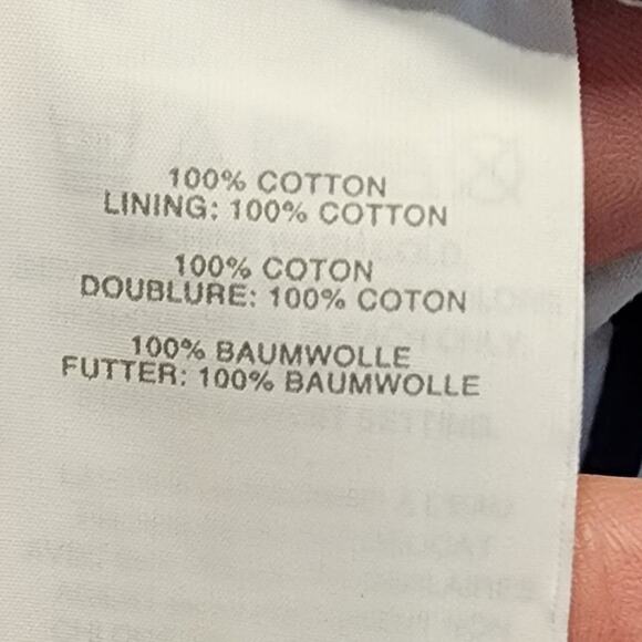 J. Crew 100%‎ cotton striped skater shirt size 2 - Picture 7 of 8